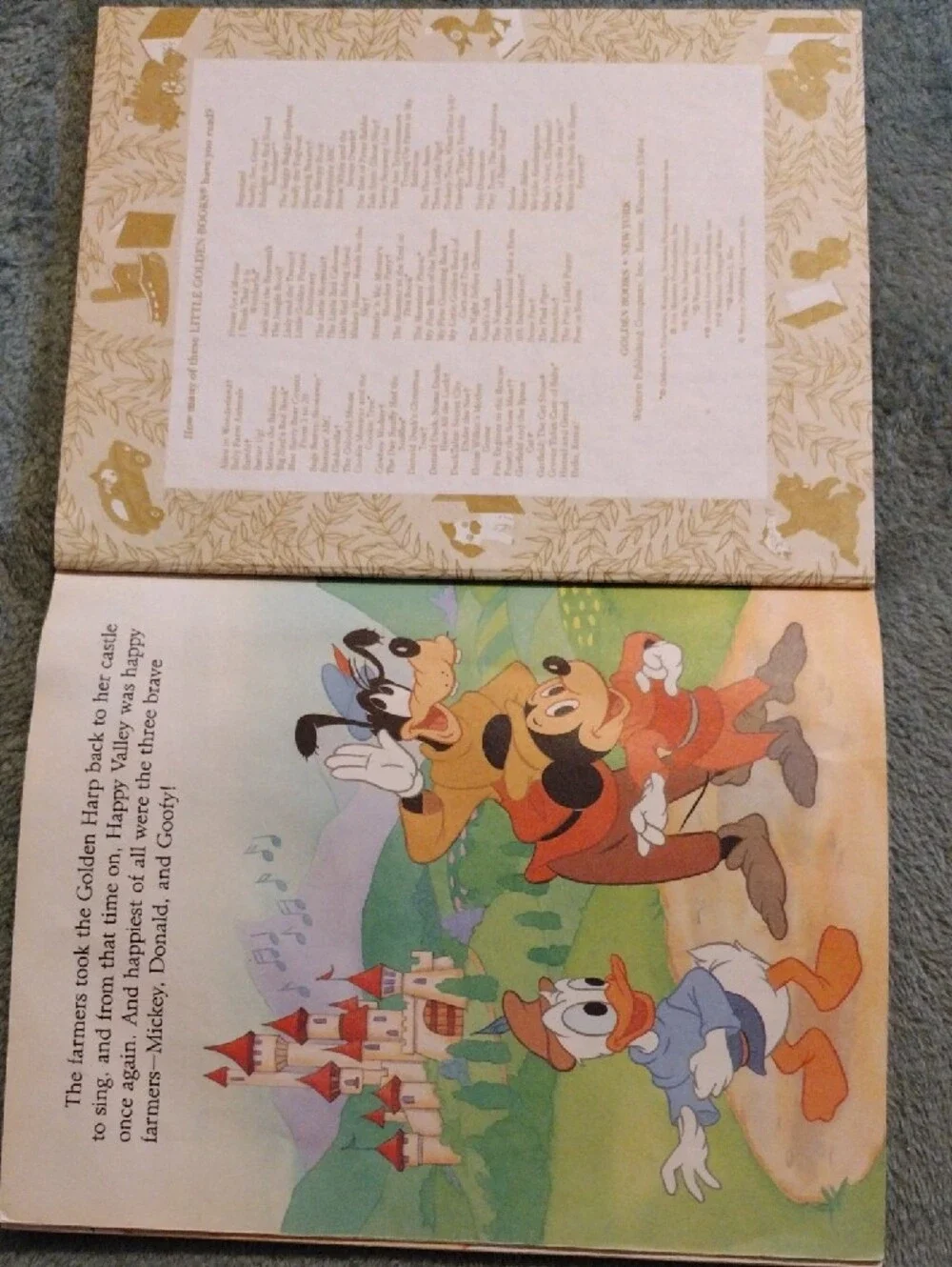 Little Golden Book/Disney walt disney